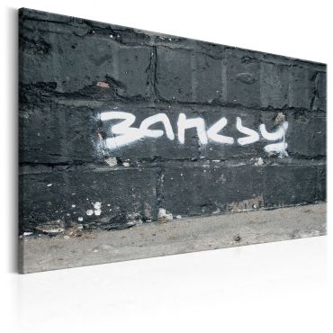 Canvas Print - Banksy Signature 