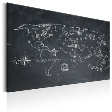 Πίνακας - World Map: Travel broadens the Mind