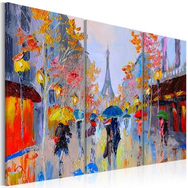 Canvas Print - Rainy Paris