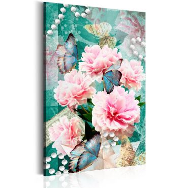 Canvas Print - Written in Flowers