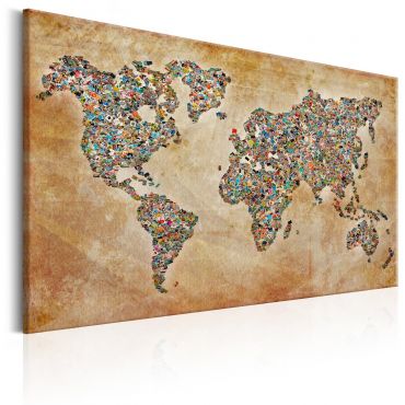 Canvas Print - Postcards from the World