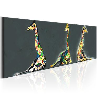 Πίνακας - Colourful Giraffes