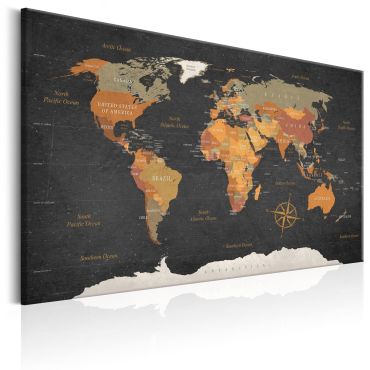 Πίνακας - World Map: Secrets of the Earth
