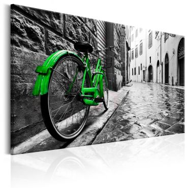 Πίνακας - Vintage Green Bike
