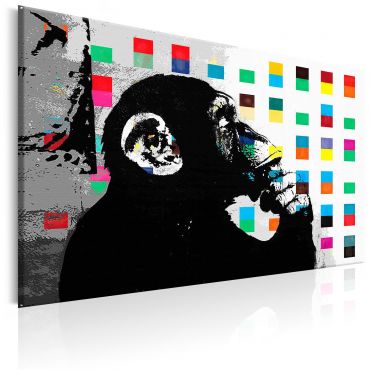 Πίνακας - Banksy The Thinker Monkey 