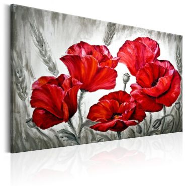 Canvas Print - Poppies in Wheat