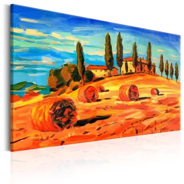 Canvas Print - August in Tuscany