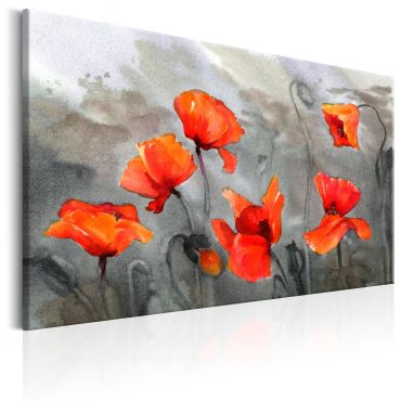 Canvas Print - Poppies (Watercolour)