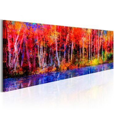 Canvas Print - Colorful Autumn Trees