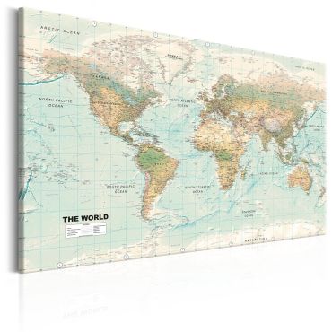 Πίνακας - World Map: Beautiful World