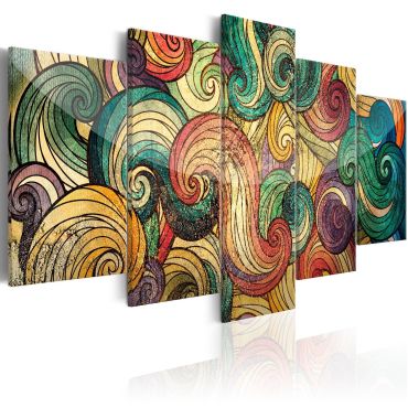 Canvas Print - Colourful Waves