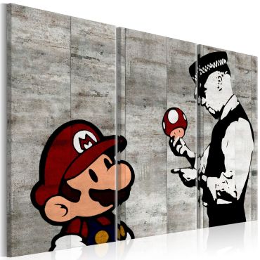 Πίνακας - Banksy: Mario Bros