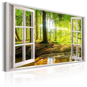 Πίνακας - Window: View on Forest