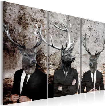 Πίνακας - Deer in Suits I