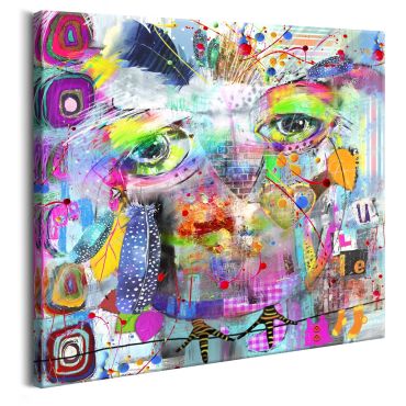 Canvas Print - Colourful Owl