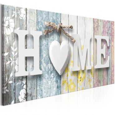 Canvas Print - Smell of Home (1 Part) Colourful Wide 100x45