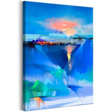 Canvas Print - Winter Landscape (1 Part) Vertical