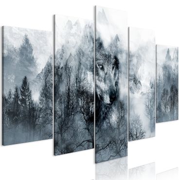 Canvas Print - Mountain Predator (5 Parts) Wide