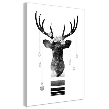 Canvas Print - Abstract Antlers (1 Part) Vertical