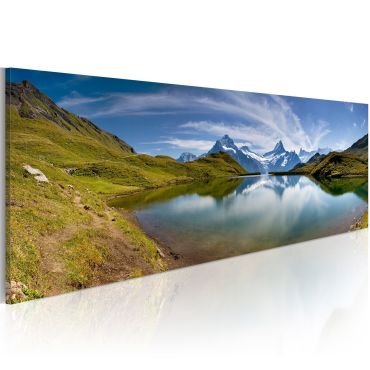 Canvas Print - Mountain lake 135x45