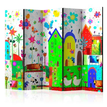 Διαχωριστικό με 5 τμήματα - Happy Farm II [Room Dividers] 225x172