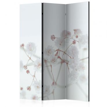 Room Divider - White Flowers [Room Dividers] 135x172