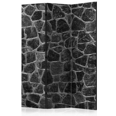 Διαχωριστικό με 3 τμήματα - Black Stones [Room Dividers] 135x172