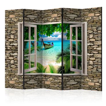 Room Divider - Tropical Beach II [Room Dividers] 225x172