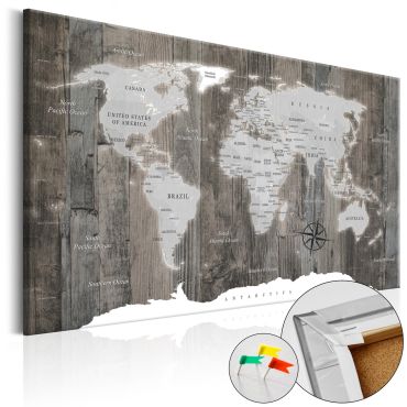 Πίνακας φελλού - World of Wood [Cork Map]