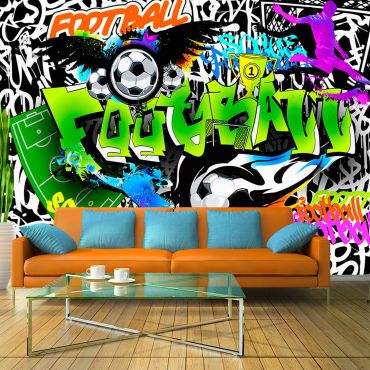 Wallpaper - Football Graffiti