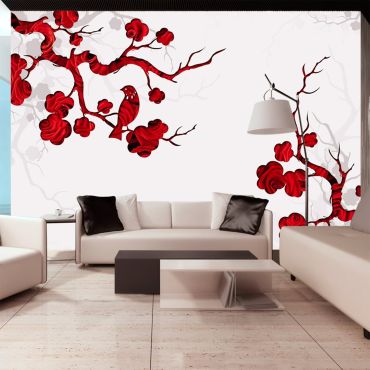 Wallpaper - Red bush