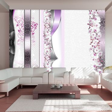 Wallpaper - Parade of orchids in violet