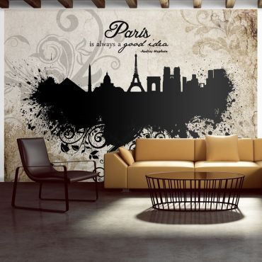 Wallpaper - Paris is always a good idea - vintage