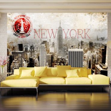 Wallpaper - New York - POST AGE STAMP
