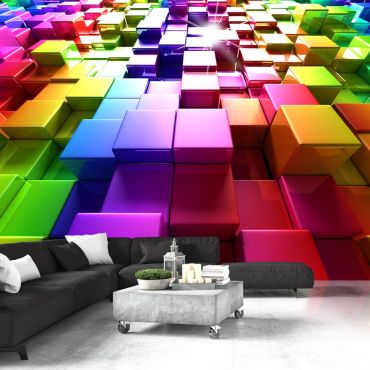 Wallpaper - Colored Cubes