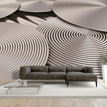Wallpaper -  Copper Spirals