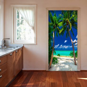 Φωτοταπετσαρία πόρτας - Photo wallpaper - Island, beach I