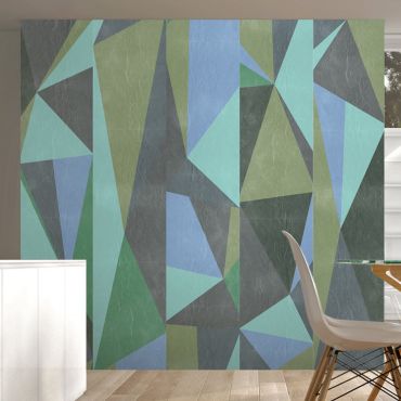 Wallpaper - Gray triangles 50x1000