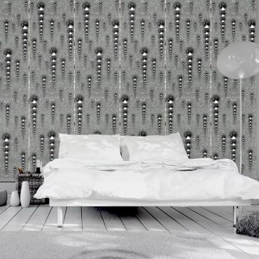 Wallpaper - Graphite icicles 50x1000