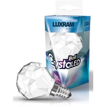 Crystal LED lamp E14 Sphere 3W 3000K