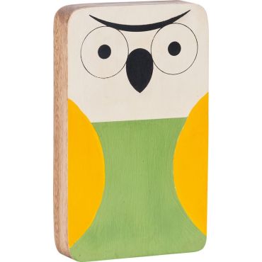 Διακοσμητική φιγούρα Owl Green/Yellow