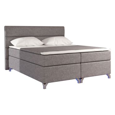 Upholstered bed Amanda with layer and top layer