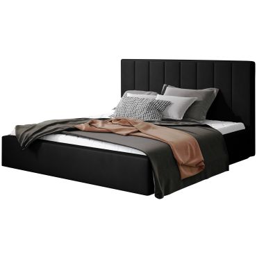 Συρταριέρα Vegas 1d4s, Baxton Studio Templemore Upholstered Queen Platform Bed With Storage In Black