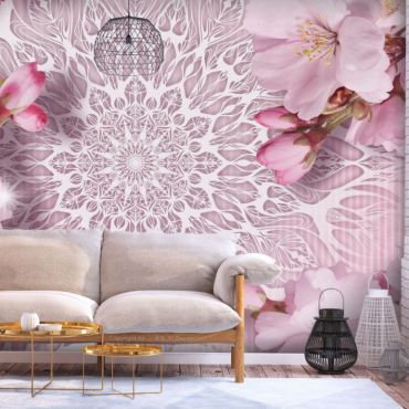 Self-adhesive photo wallpaper - Pastel Mandala