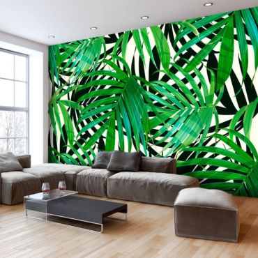 Self-adhesive photo wallpaper - Tropical Leaves