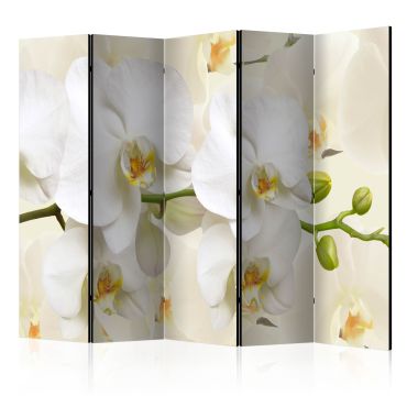 5-section divider - Orchid Branch II [Room Dividers]