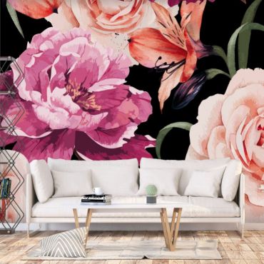 Self-adhesive photo wallpaper - Roses of Love