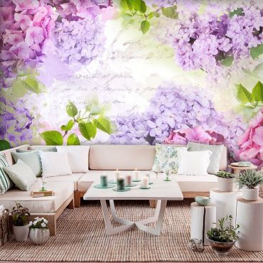 Self-adhesive photo wallpaper - May's lilacs
