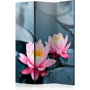 Διαχωριστικό με 3 τμήματα - Lotus blossoms [Room Dividers]