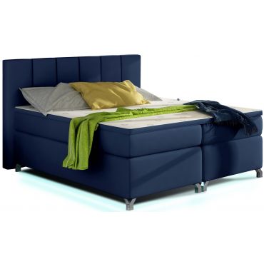 Upholstered bed Basel Led